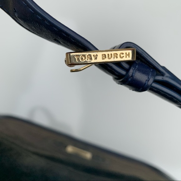Tory Burch Hannah Shoulder Bag Blue - Picture 7 of 16